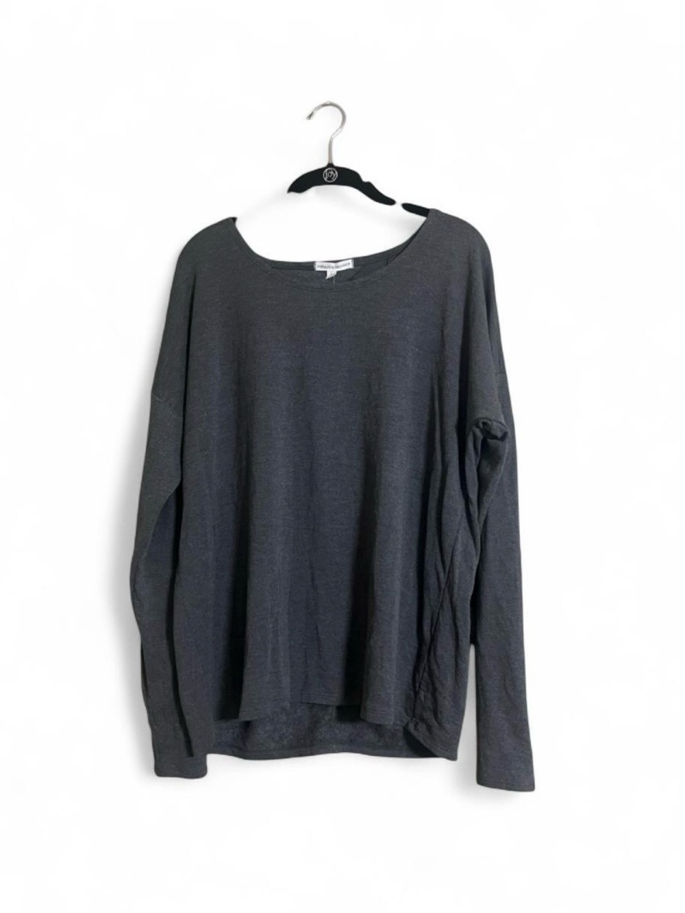 Threads 4 Thought Sweater Sz L Kelli Open Back Overlay MODAL Blend Everday Wear